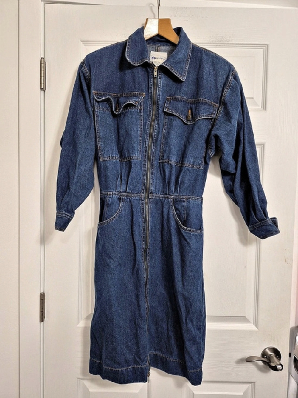 Promptu Blue Denim Midi Dress